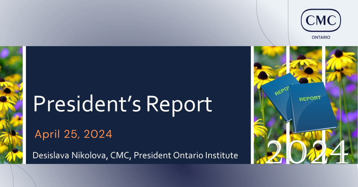 ICMCO President's Report 